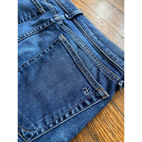 RAG & BONE 'Jean/Dre Capri' Jeans w/Raw Hem sz 28 (actually 31w) - Picture 7 of 13